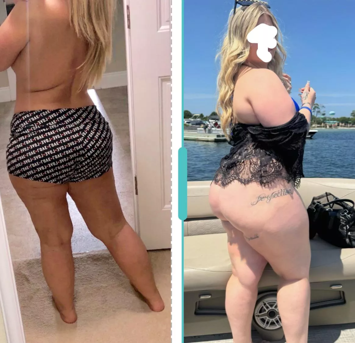 Before (left) and After (right) which side do you prefer?