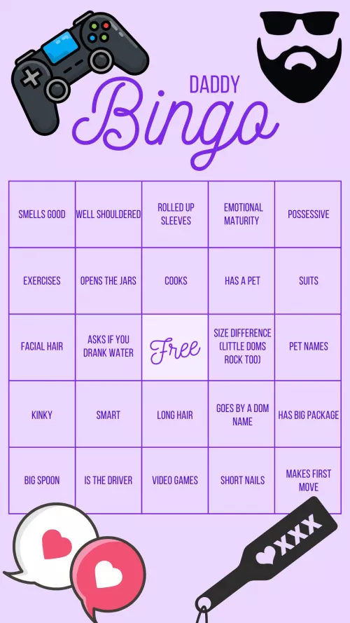 Daddy bingo 