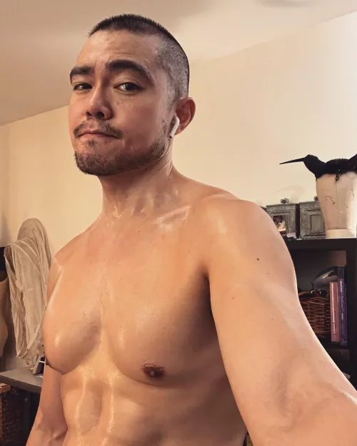 Got a little too excited during cardio 💦