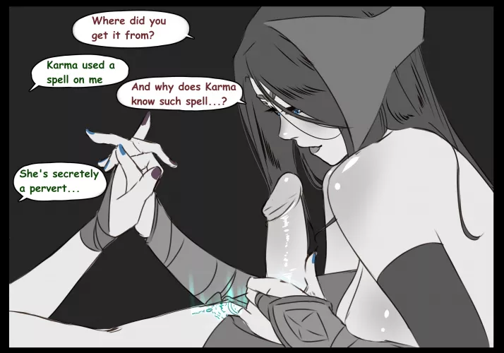 Irelia x Akali Magic spell (Hayashidraws)