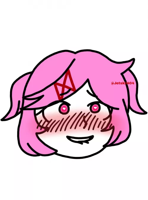 Just a little tease with Natsuki ahegao✨✨