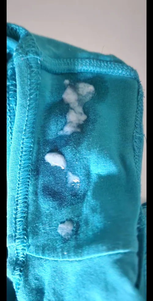 Little load in her panties