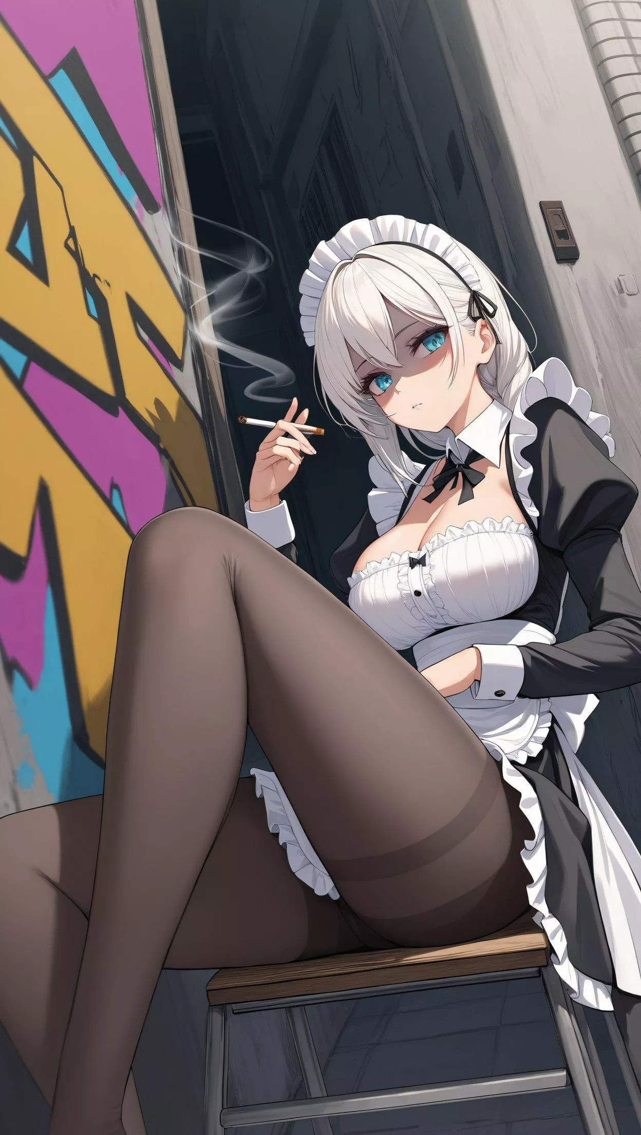 Maid on her Break 