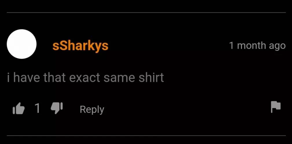 Maybe it is his shirt... 👀