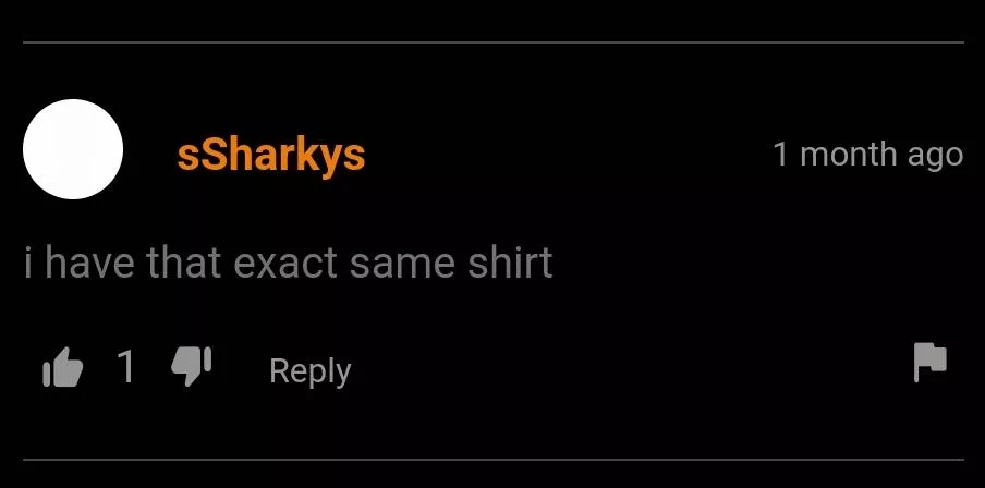 Maybe it is his shirt... 👀