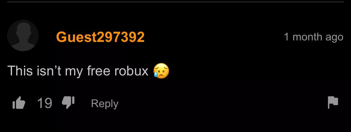 No Robux 