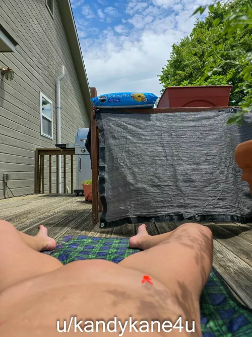 Soaking up some Vitamin D, while dreaming of some Vitamin D