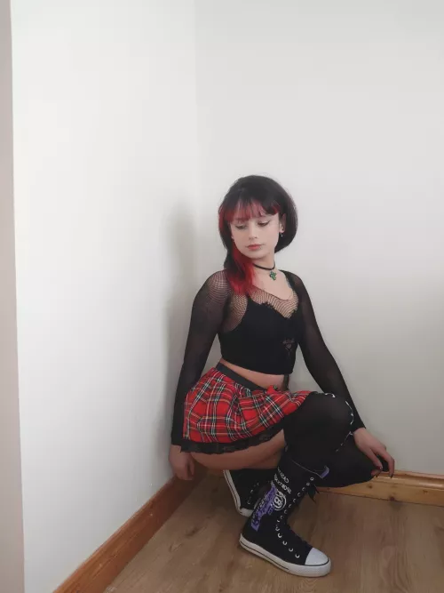 boo bitch punk school girl