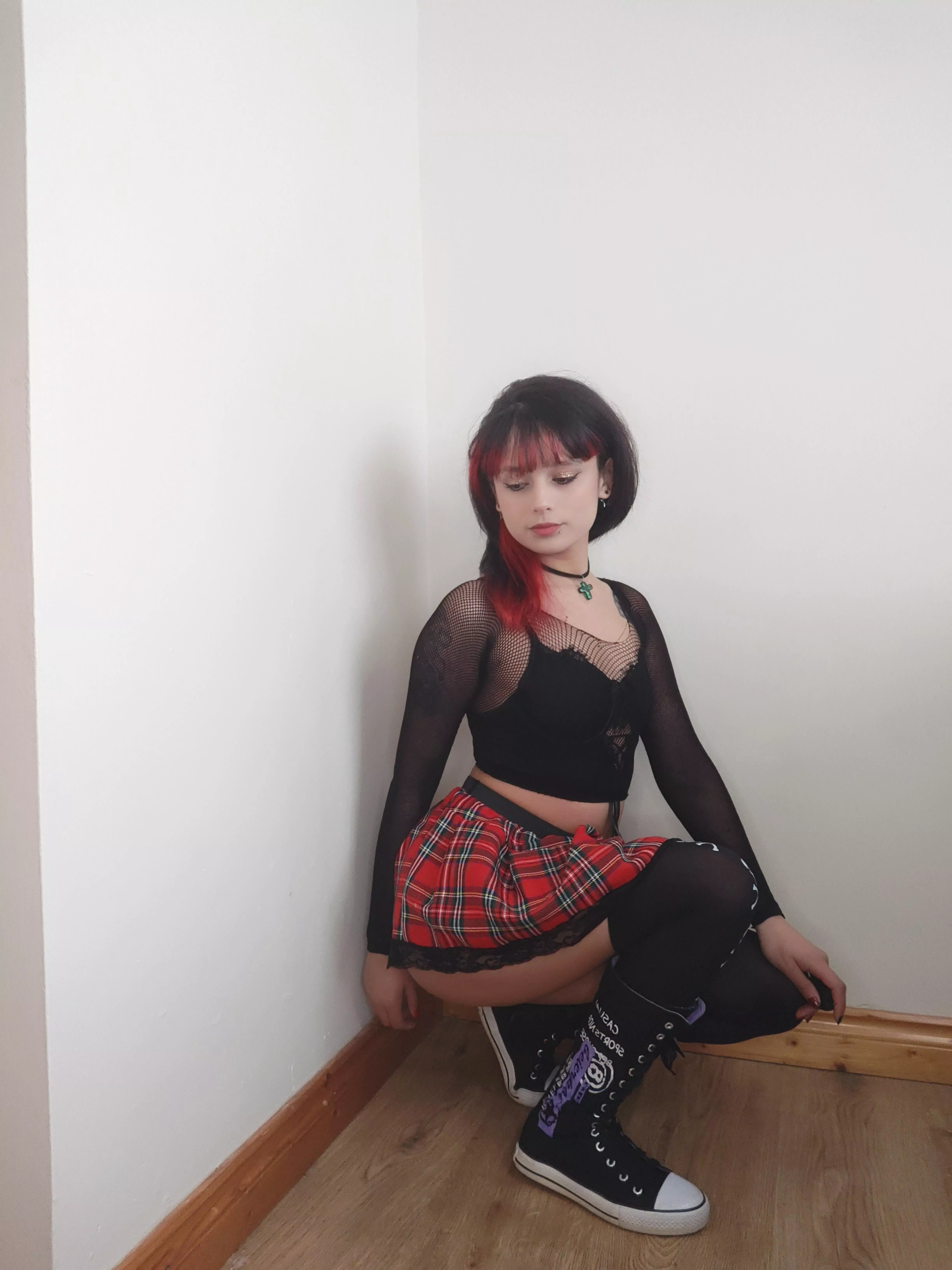 boo bitch punk school girl