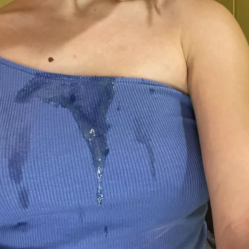 Cum on more than just my breasts please I want to taste it