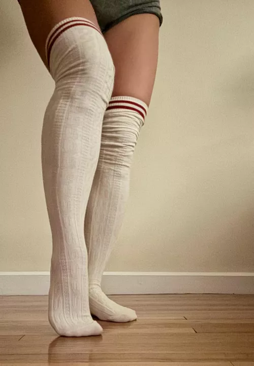 Do you like them all the way over the knee or scrunched up over the knee? 