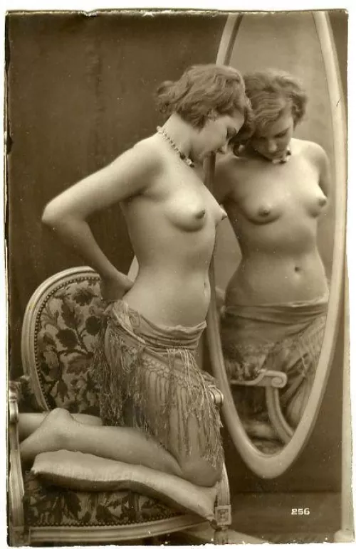 French Studio nude about 1910