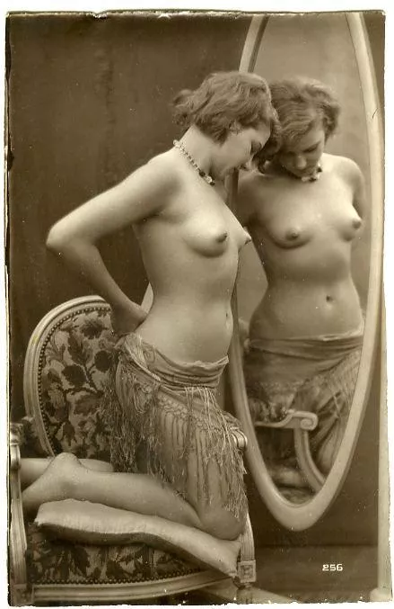 French Studio nude about 1910