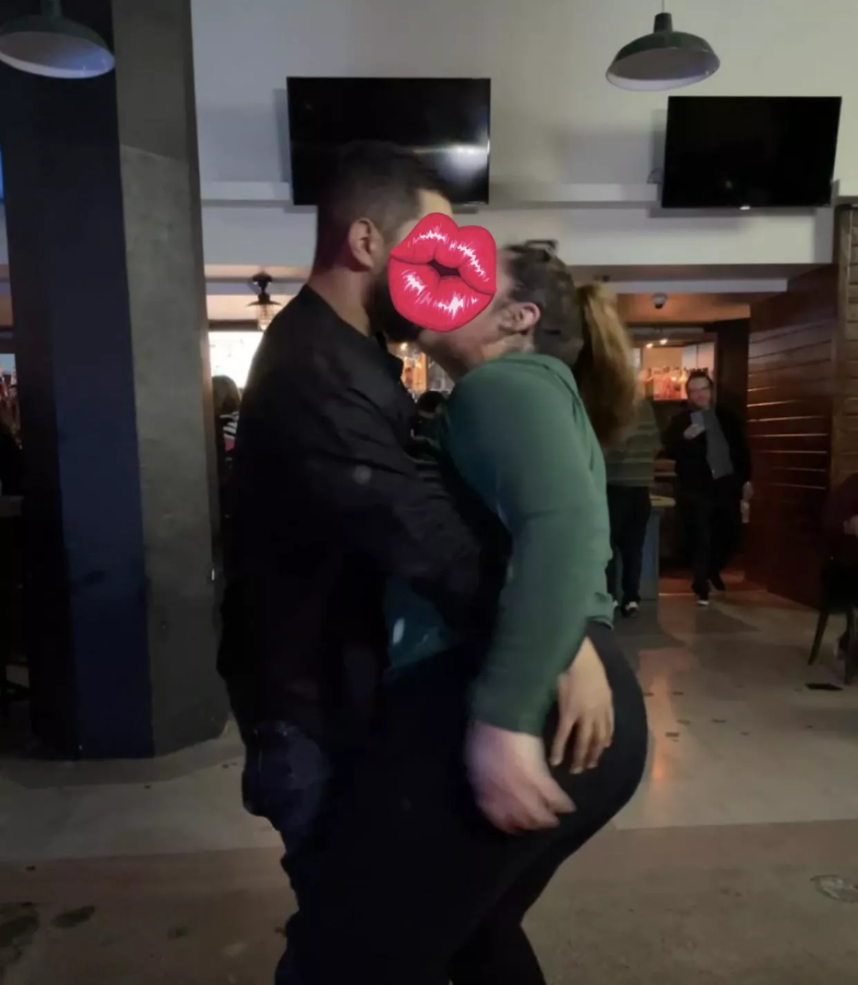 I get so wet looking back on videos of my husband making out at the club with one of our sexy exes! 