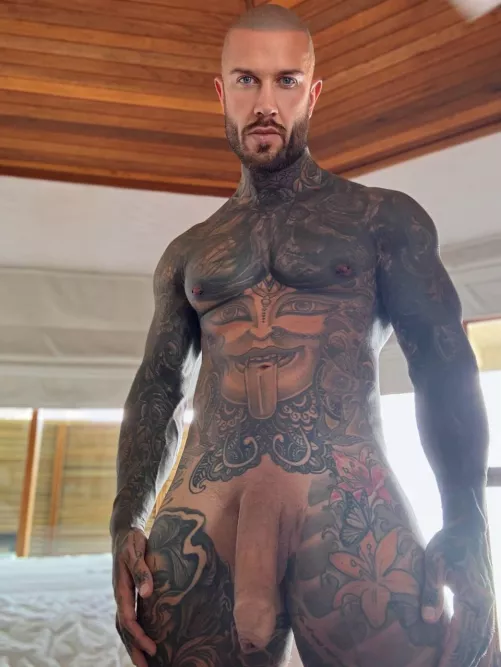 I hope you don't mind the tattoos and the other thing that's in the way... 