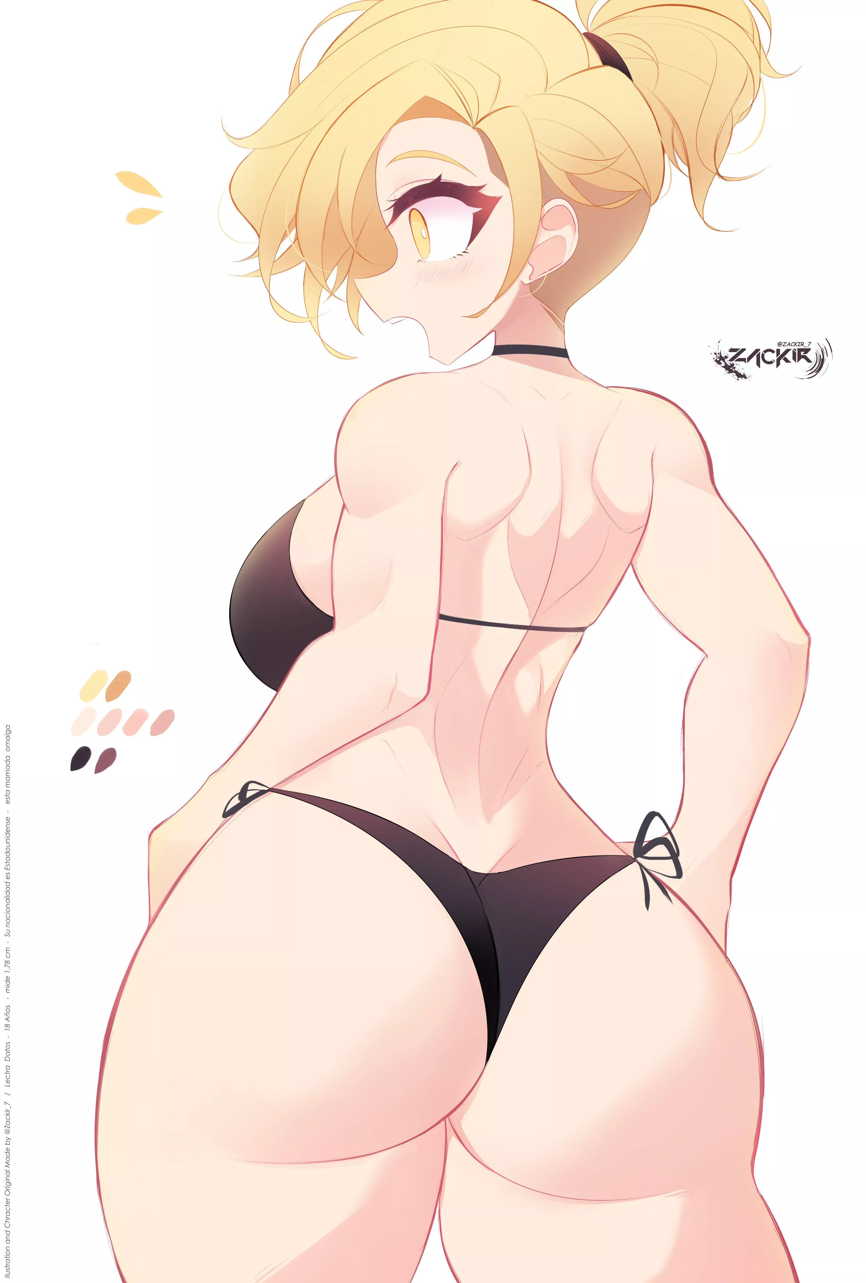 Mercy in a bikini