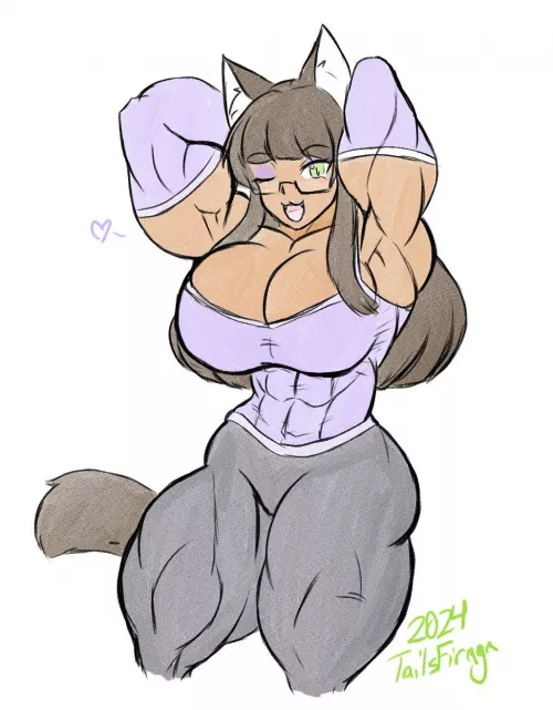 Neko Photoshoot [@TailsFiraga]