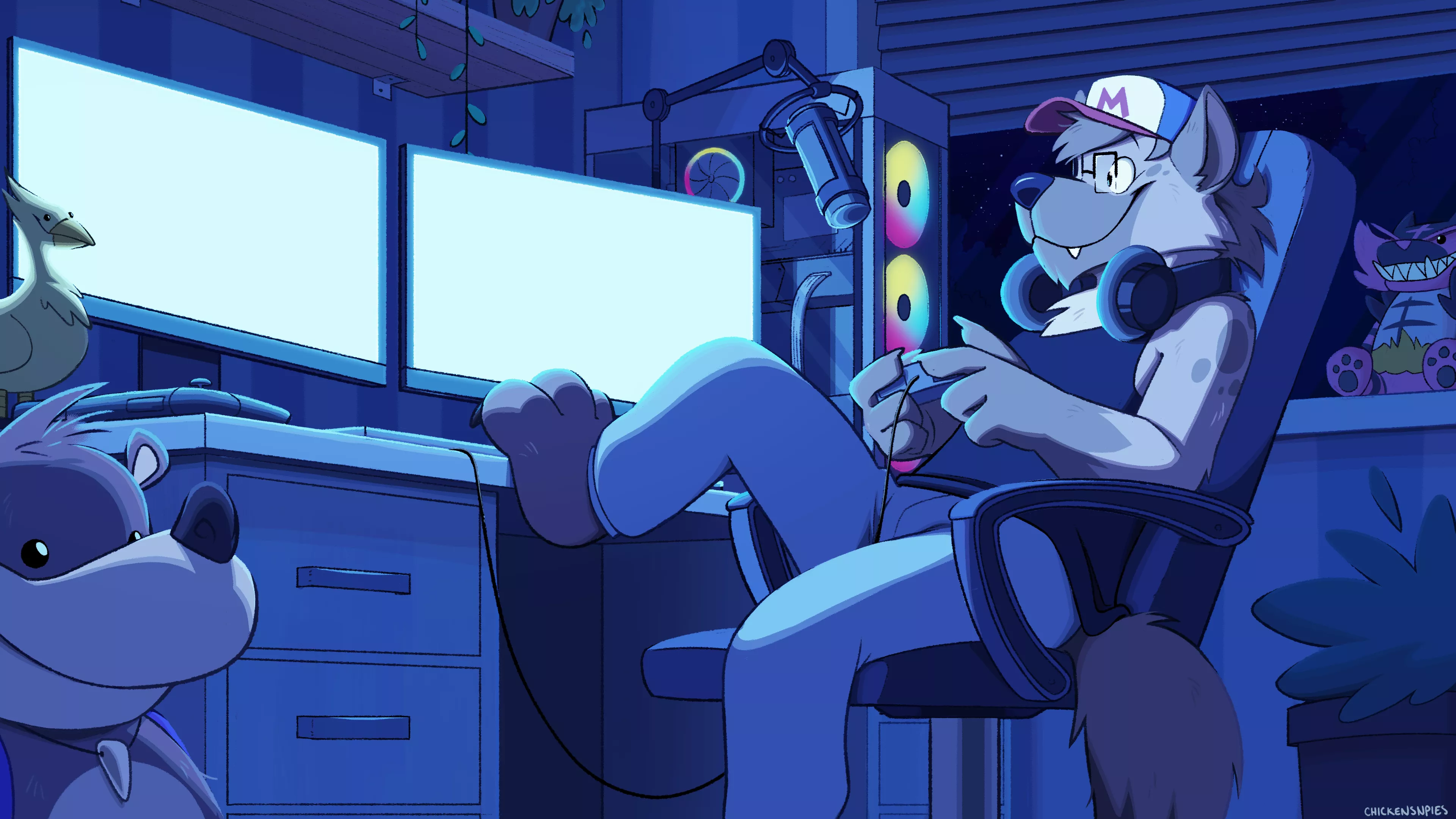 yeen gamer (art by me! @chickensnpies1 on twitter)