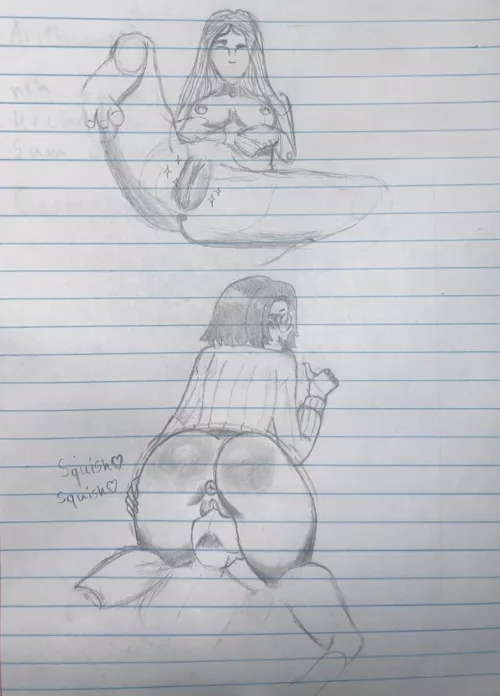 Amateur artist, got carried away with anatomy…