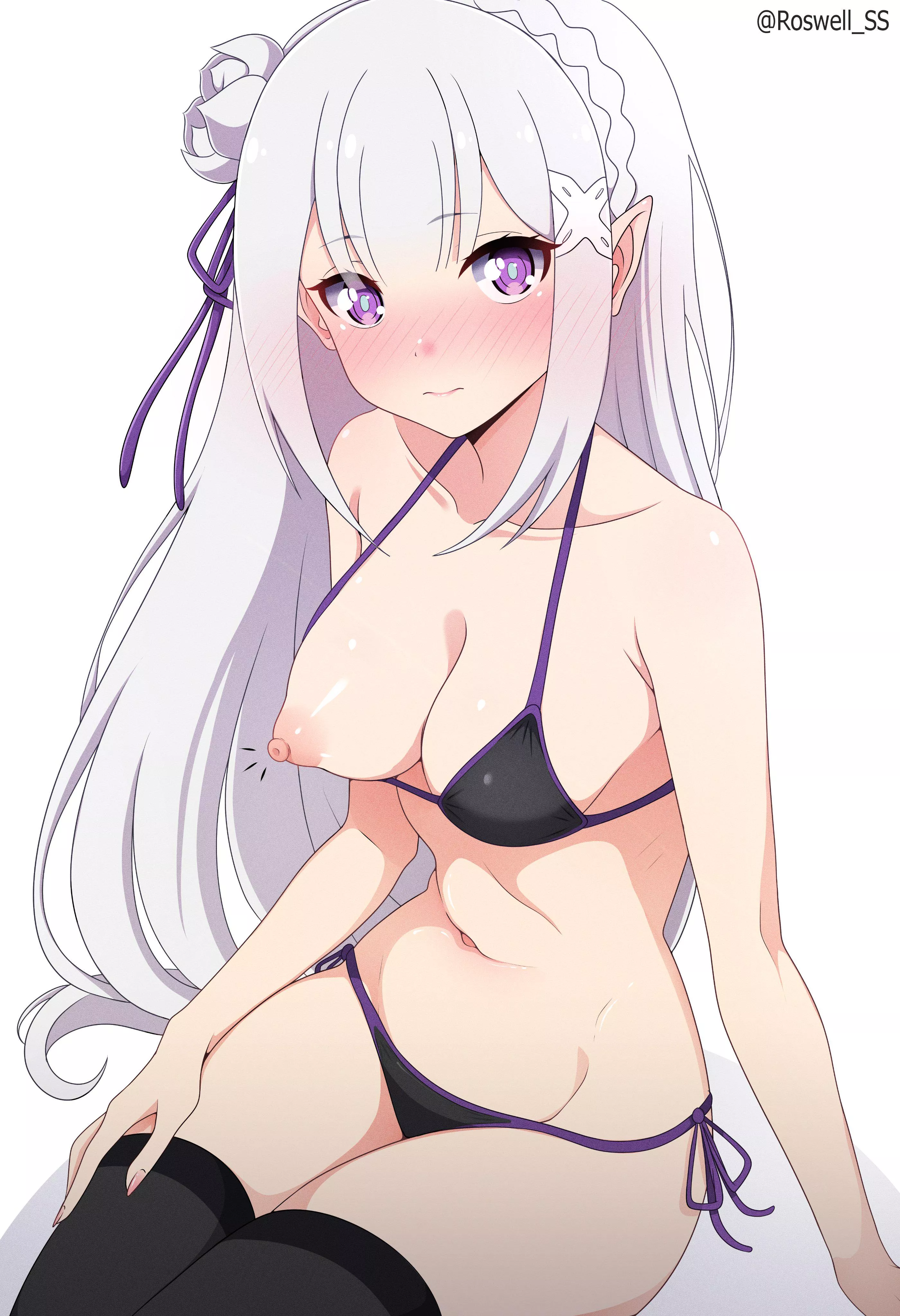 Emilia nipp slip (@Roswell_SS) 
