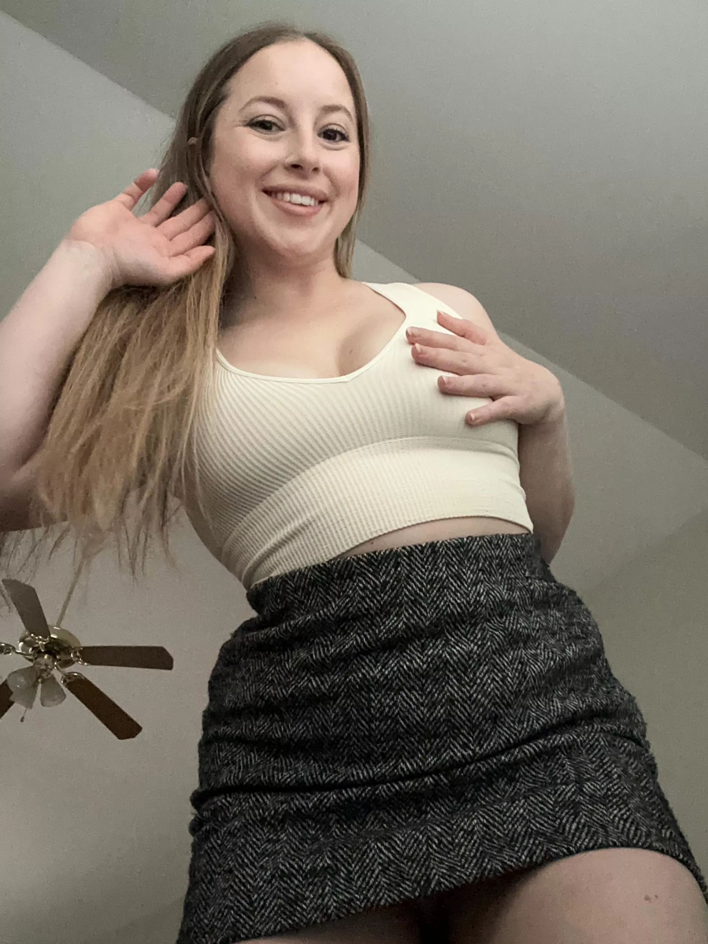 Hope you like my skirt