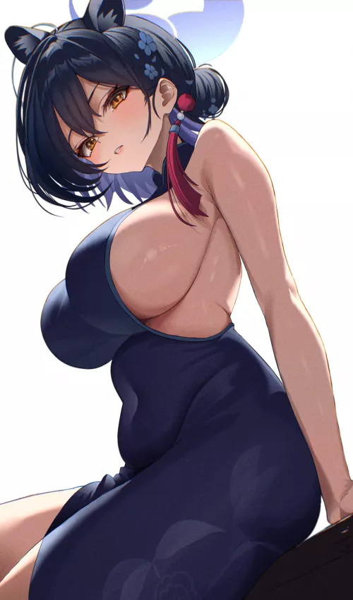 Kaguya Sideboob (Ni Tamago Sando) [Blue Archive]