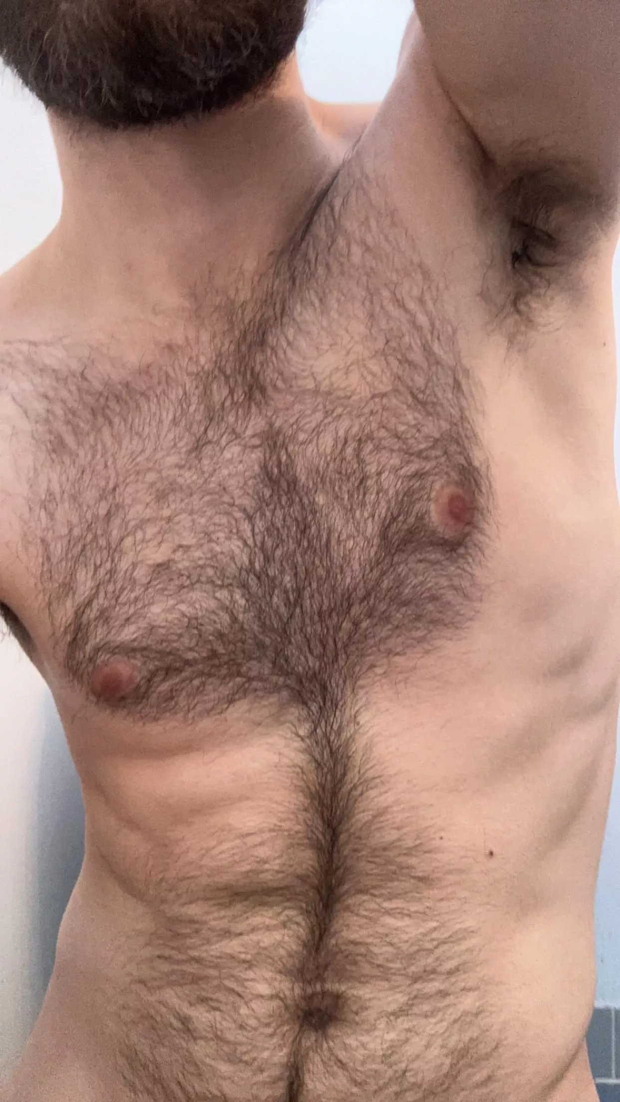 Musky after sweating outside for hours, come lick em