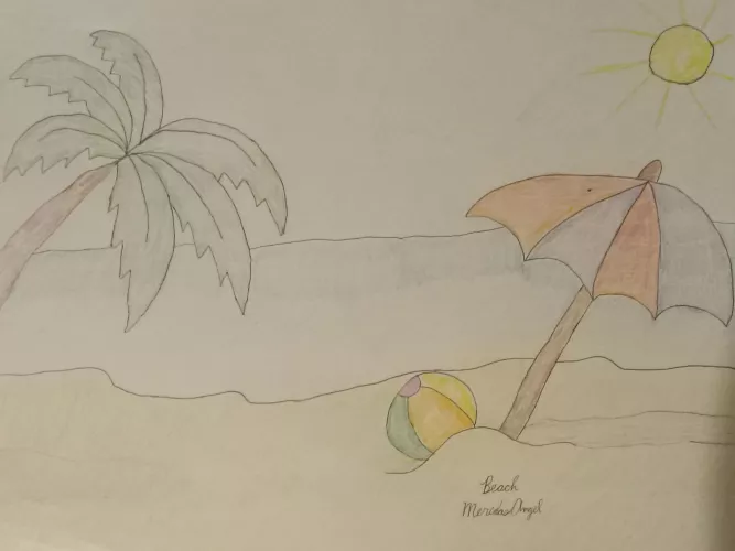 My beach drawing