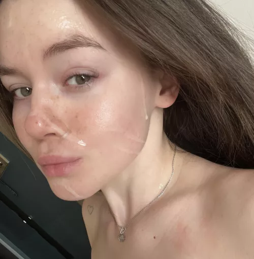 Nothing turns me on more than cum dripping off my face