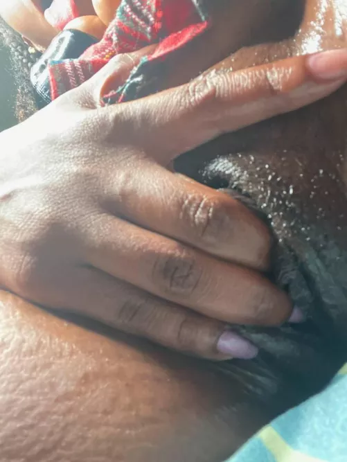 Oiled up and ready for you to slide in 