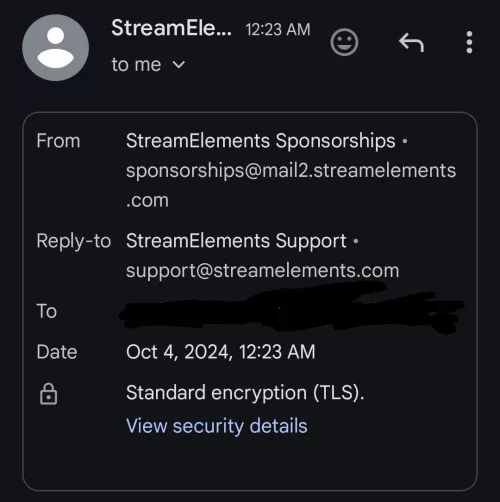 Pleased to announce I got my first sponsorship scam offer!
