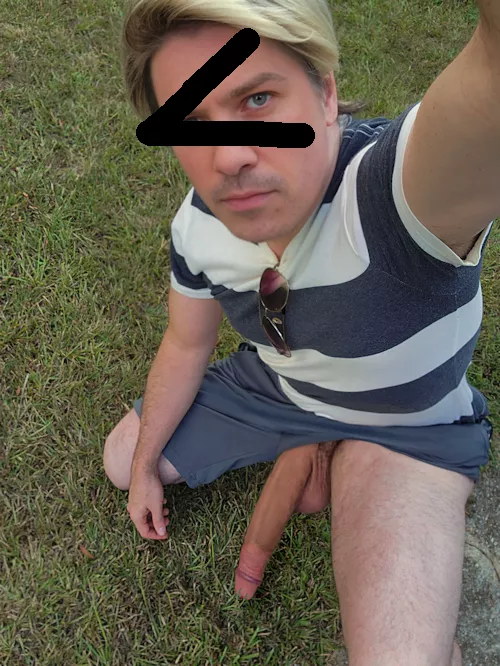 So what would you boys do if you happened past me as I took this pic in the park last week?