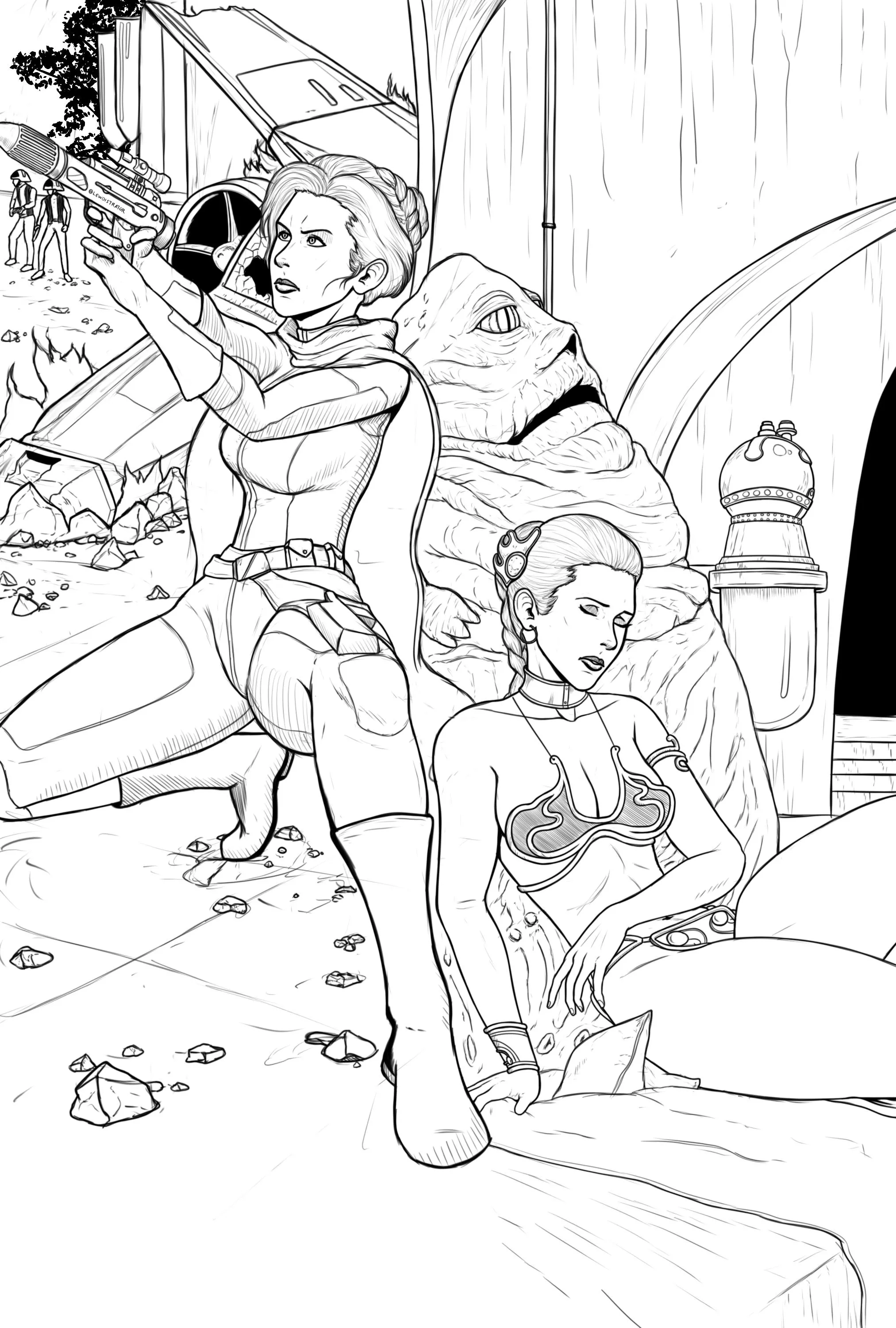 The Dichotomy of Leia [Lewdistrator]