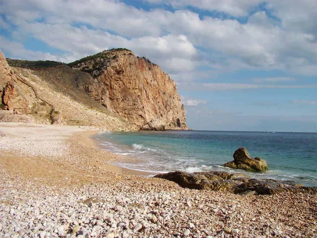 Wild beach near the Black Sea