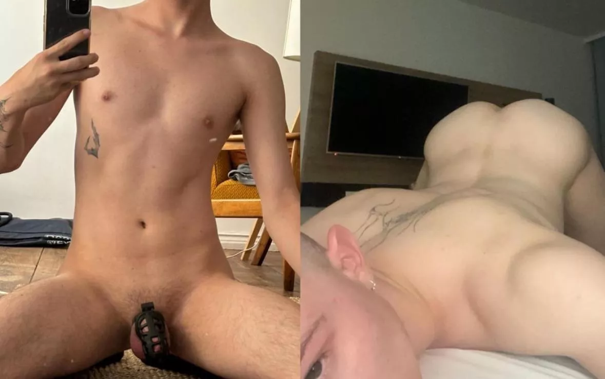 22, do you like locked boys? day 4 of loctober. L4 a muscled master 🔐💦