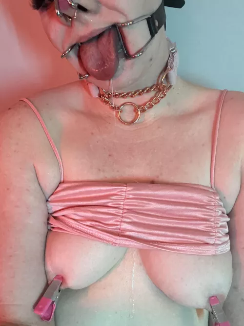 Can you think of somewhere to put all this drool? 