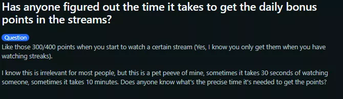 Does anyone know the precise time it takes? (Posting the question as a pic because for some reason it's getting removed)