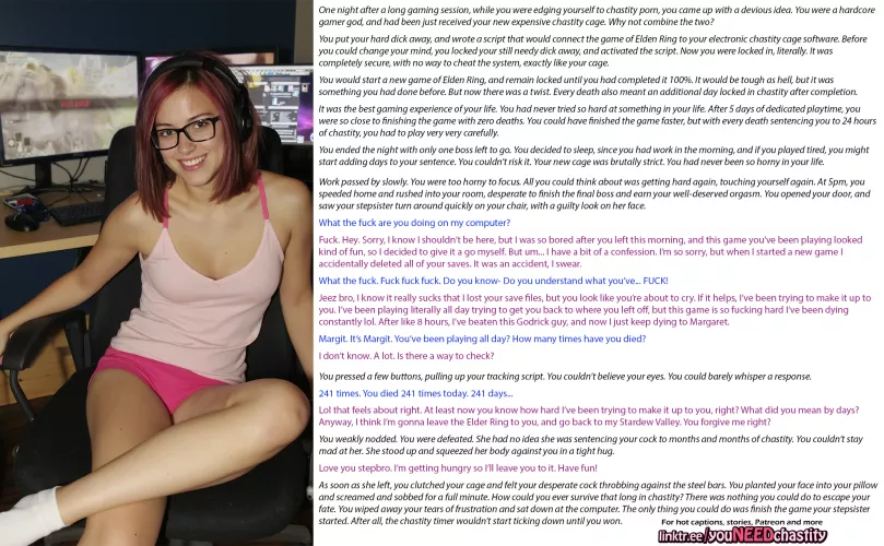 Elden Ring chastity challenge 