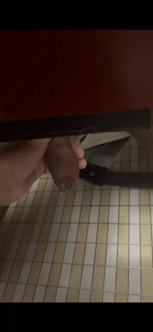 Got lucky at the college bathroom today. 