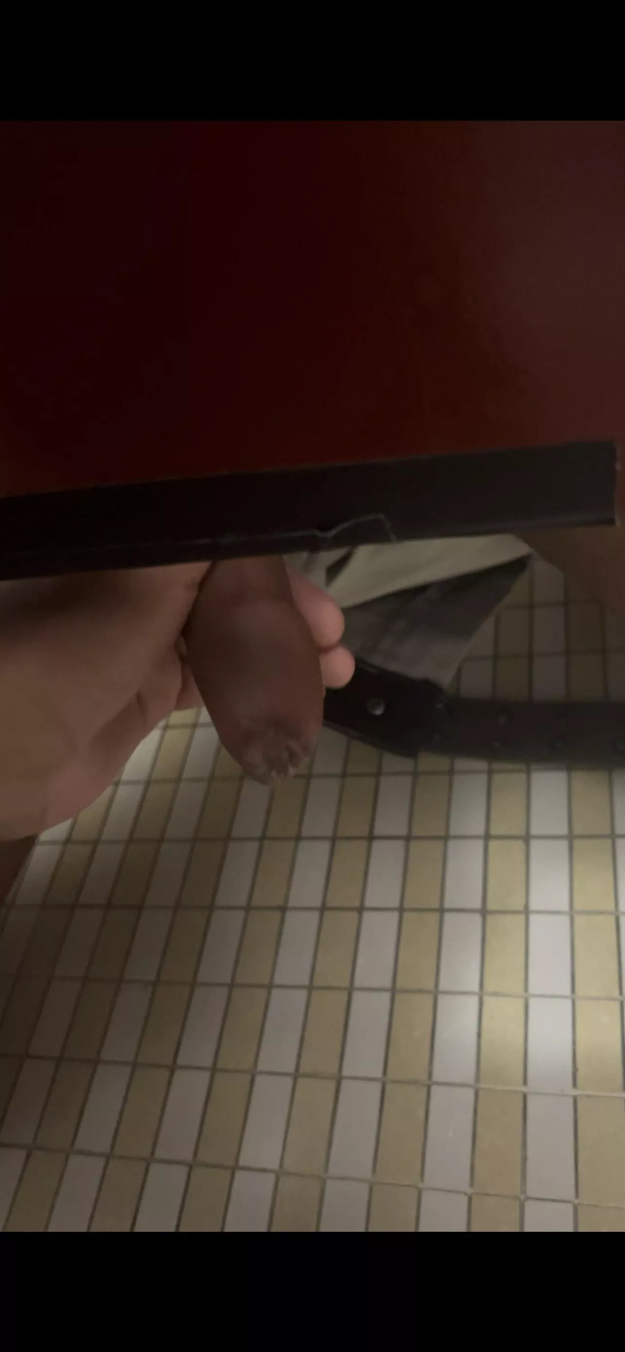 Got lucky at the college bathroom today. 