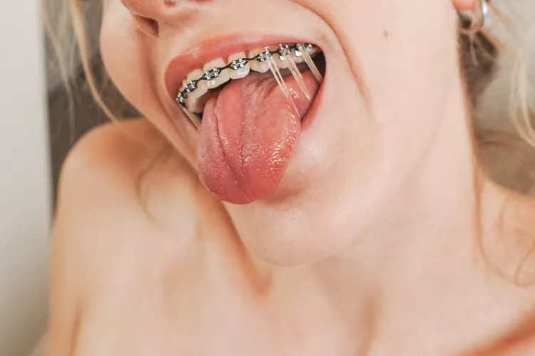 I almost cut my tongue doing this, but it was worth it