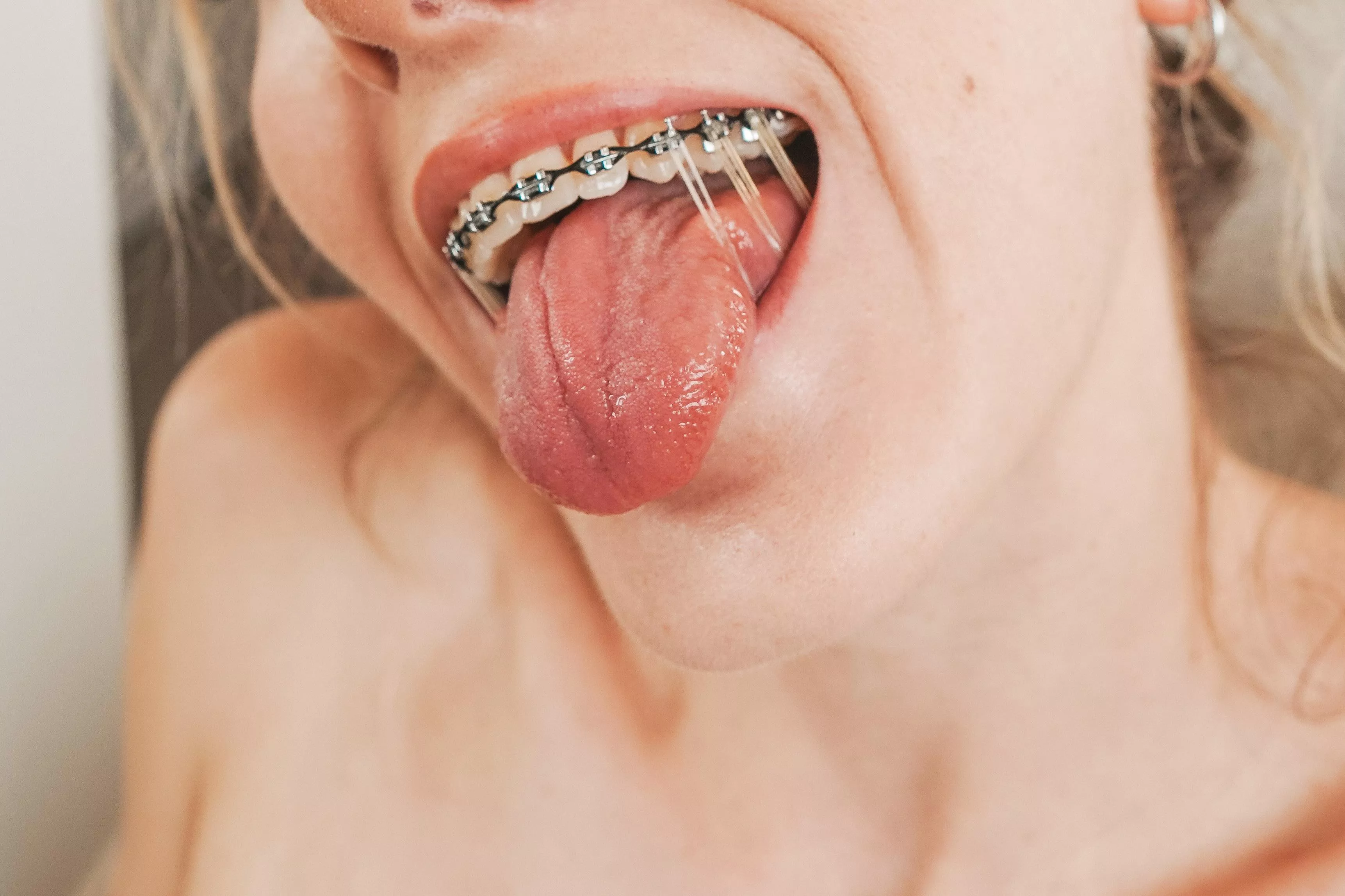 I almost cut my tongue doing this, but it was worth it