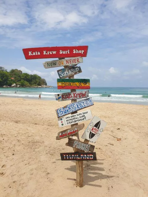 Kata Beach is located in Thailand.