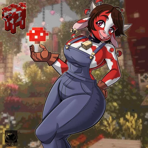 Minecraft furry mushroom (Art by me)