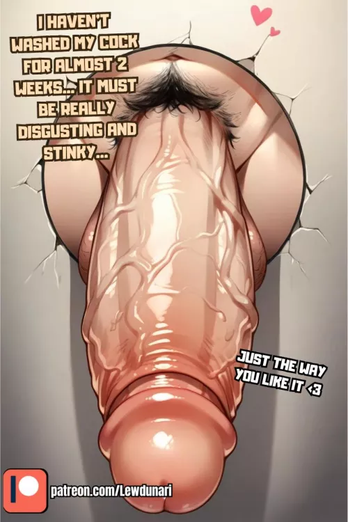 Musky Futa Cock in Glory Hole (POV)