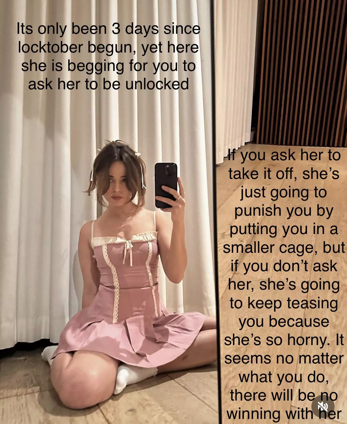 Shes always gets so horny locking you up, and yet it’s only ever a lose-lose for you (Valkeraye)