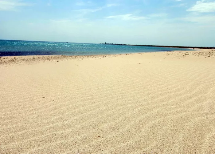 Wonderful sandy beach, Black Sea