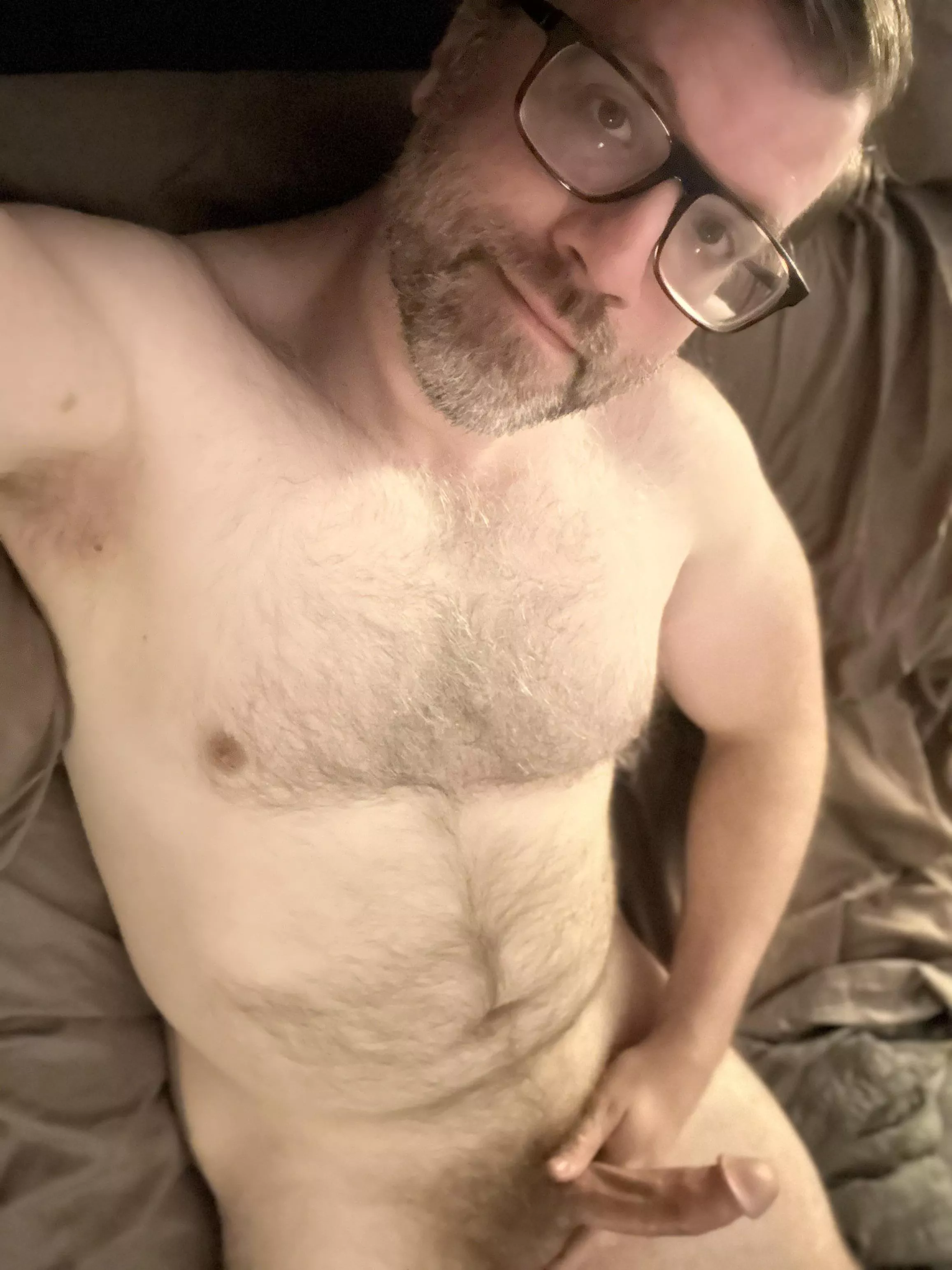 Your nerdy dad next door enjoying his day off [45]