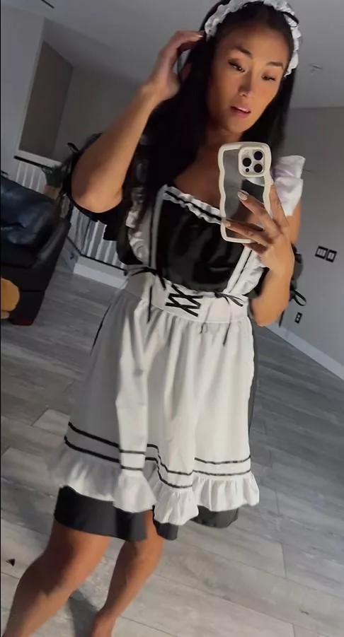 Can I be your naughty petite asian maid? Promise, you're in great hands