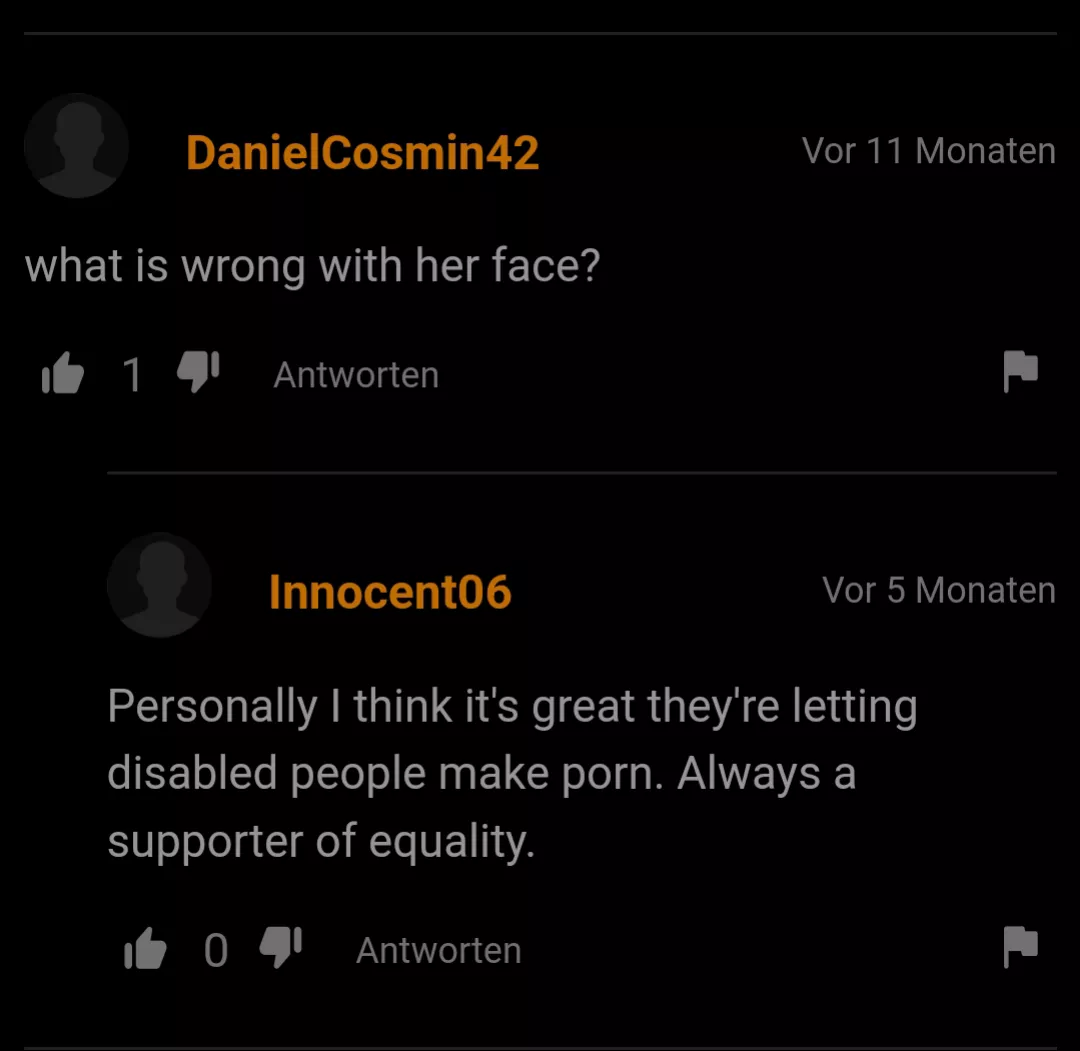 Her face looked normal to me